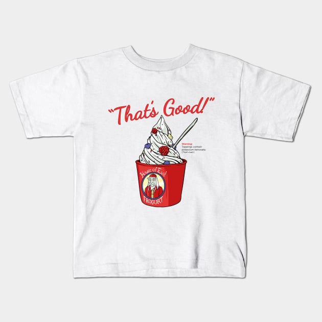 The Frogurt Is Also Cursed Kids T-Shirt by DVD Bargain Bin